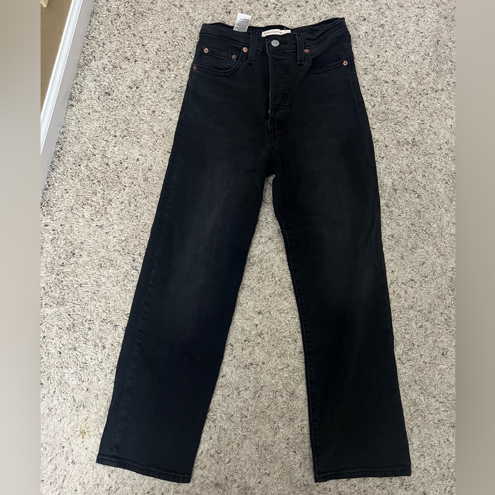 Levi's ribcage straight ankle jeans - Picture 1 of 5